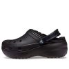 Crocs (femmes) Classic Platform Clog doublé « Noir » 207938-001