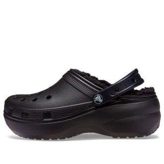 Crocs (femmes) Classic Platform Clog doublé « Noir » 207938-001