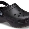Crocs (femmes) Classic Platform Clog doublé « Noir » 207938-001