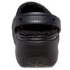 Crocs (femmes) Classic Platform Clog doublé « Noir » 207938-001
