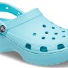 Crocs (femmes) Classic Platform Clog « Pure Water » 206750-4SS