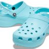 Crocs (femmes) Classic Platform Clog « Pure Water » 206750-4SS
