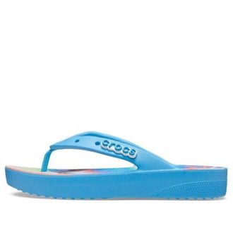 Crocs (femmes) Classic Platform Tie Dye « Oxygen Multi » 208043-4KT