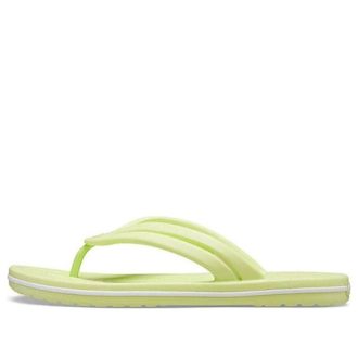 Crocs (femmes) Crocband Flip « Vert clair » 206100-3U4