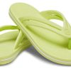 Crocs (femmes) Crocband Flip « Vert clair » 206100-3U4