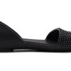 Crocs (femmes) Lina D&rsquo;Orsay Flat embellie « noir » 204361-060