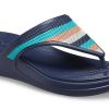 Crocs (femmes) Monterey Bead Strap Wedge « Bleu foncé » 206641-4HQ
