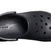 Crocs (Femmes) Petites sandales rétro Whale Crocs à semelle épaisse noires 206302-001