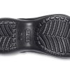 Crocs (Femmes) Petites sandales rétro Whale Crocs à semelle épaisse noires 206302-001