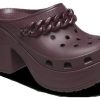 Crocs (femmes) Sabot à chaîne Siren « Cerise foncée » 209018-6WD