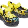 Crocs (Femmes) Sabots classiques Visage souriant Sandales plates élégantes de sport Jaune 207271-90H