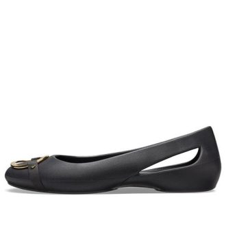 Crocs (femmes) Sloane Embelli Flats « Black Gold » 206355-751
