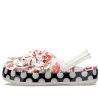 Crocs (femmes) Timeless Clash Roses Floral Dots Clog « Blanc Rouge Noir » 205372-97D