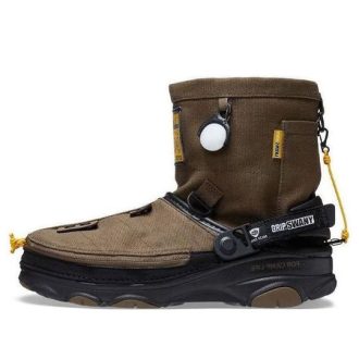 Crocs GRIP SWANY x Atmos x Sabot tout-terrain « Olive » 208017-337