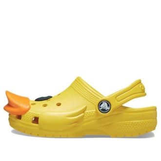 Crocs (GS) Classic Duck Clags « Jaune Orange » 210193-75Y