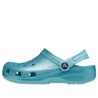 Crocs (GS) Classic Glitter Clog « Bleu sarcelle » 206993-4SS