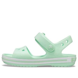 Crocs (GS) Sandales Crocband « Vert clair » 12856-3TI