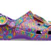 Crocs Lisa Frank x Classic Clog « Violet fluo et cœurs multiples » 207736-573