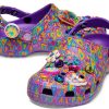 Crocs Lisa Frank x Classic Clog « Violet fluo et cœurs multiples » 207736-573