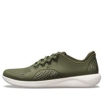 Crocs Literide Pacer « Vert armée blanc » 204967-37P