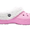 Crocs Mommoth Evo Clog Chaussons de sport légers et résistants, maintien au chaud, rose 12878-6U5