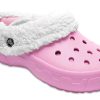 Crocs Mommoth Evo Clog Chaussons de sport légers et résistants, maintien au chaud, rose 12878-6U5