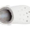 Crocs (PS) Classic Baya, sabots doublés « Blanc Gris » 207500-11H