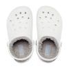 Crocs (PS) Classic Baya, sabots doublés « Blanc Gris » 207500-11H