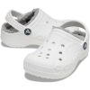 Crocs (PS) Classic Baya, sabots doublés « Blanc Gris » 207500-11H