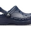 Crocs (PS) Classic Baya, sabots doublés « bleu marine » 207500-463