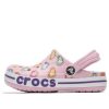 Crocs (PS) Classic Clog Chaussures à motifs multicolores Rose 207020-6GD