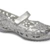 Crocs (PS) Isabella Flower Flat « Argent » 205461-040