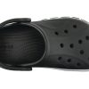 Crocs (PS) Petites sandales Crocs Outdoor à talon plat, plage, sport, noir et blanc « Noir et blanc » 205100-001