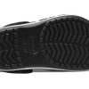 Crocs (PS) Petites sandales Crocs Outdoor à talon plat, plage, sport, noir et blanc « Noir et blanc » 205100-001