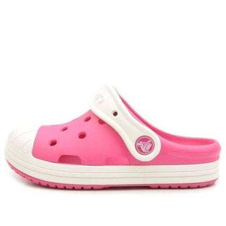 Crocs (PS) Petites sandales de sport à talon plat d&rsquo;extérieur Crocs Rose 202282-6MI