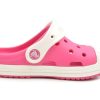 Crocs (PS) Petites sandales de sport à talon plat d&rsquo;extérieur Crocs Rose 202282-6MI
