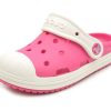 Crocs (PS) Petites sandales de sport à talon plat d&rsquo;extérieur Crocs Rose 202282-6MI