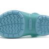 Crocs (PS) Petites sandales de sport à talon plat pour l&rsquo;extérieur, bleu glacier, 205534-4O9