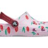 Crocs (PS) Sabots classiques à imprimé fruit, sandales de sport élégantes roses 207150-6GD