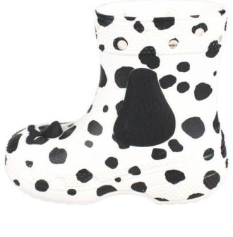 Crocs (TD) Bottes Crocs Classic I AM Dalmatian « Blanc Noir » 209079-103