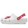 Crocs (TD) Crocs x Disney Minnie Mouse Sabots classiques « Blanc Rouge » 208710-119
