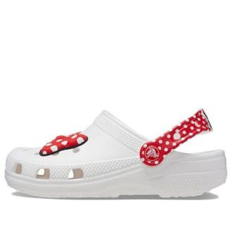 Crocs (TD) Crocs x Disney Minnie Mouse Sabots classiques « Blanc Rouge » 208710-119