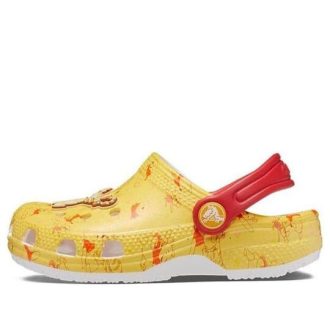 Crocs (TD) Sabots Crocs Classic Winnie l&rsquo;ourson « Jaune Rouge » 208358-94S