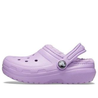 Crocs (TD) Sabots doublés classiques Crocs « Violet » 207009-5PR