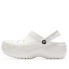 Crocs (WMNS) Classic Clog Clouds Chaussures de plage rétro Blanc 206750-100