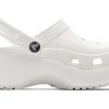 Crocs (WMNS) Classic Clog Clouds Chaussures de plage rétro Blanc 206750-100