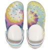 Crocs (WMNS) Sabots classiques nuages Tie Dye Impression Sandales de sport légères et confortables Rose Bleu 207151-94S Crocs (WMNS) Sabots classiques nuages Tie Dye Impression Sandales de sport légères et confortables Rose Bleu 207151-94S