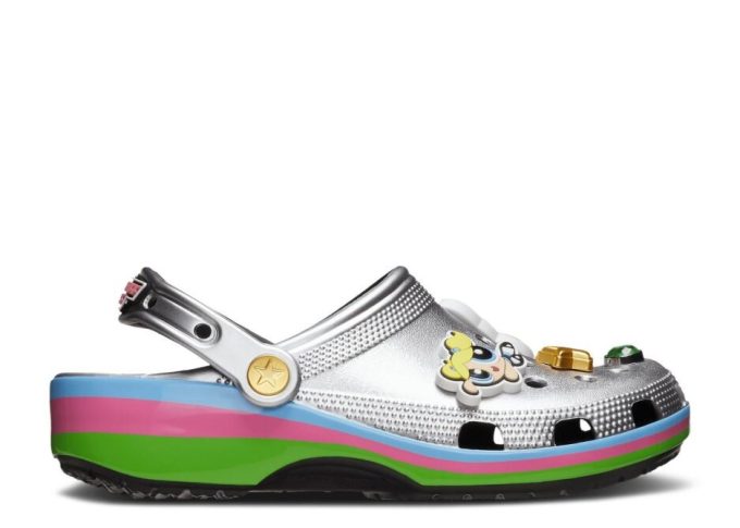 Les Powerpuff Girls x Classic Clog « Argent métallique »