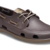 Mocassins plats Crocs minimalistes et confortables, marron, 206338-23B