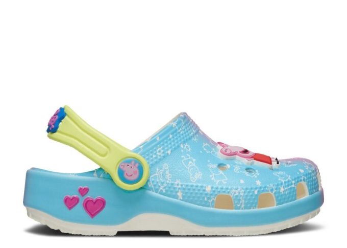 Peppa Pig x Classic Clog Toddler « Dégradé bleu rose »